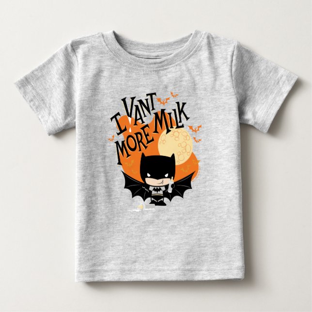 Batman | Ich will mehr Milch Baby T-shirt (Vorderseite)