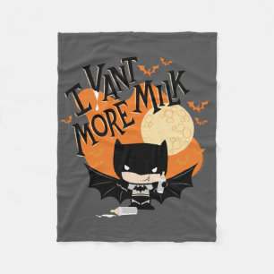 Batman Ich will mehr Milch Fleecedecke