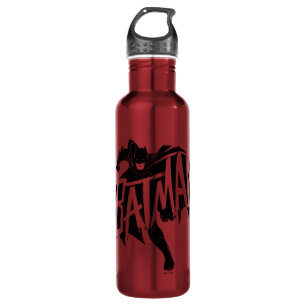 Batman Ink Brush Name Edelstahlflasche
