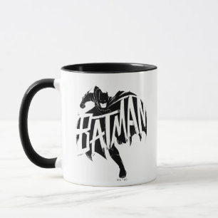 Batman Ink Brush Name Tasse