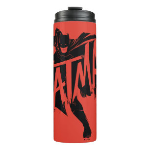 Batman Ink Brush Name Thermosbecher