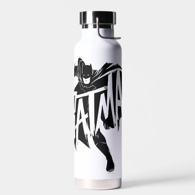 Batman Ink Brush Name Trinkflasche (Links)