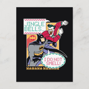 Batman   Jingle Bells, ich rieche nicht! Postkarte