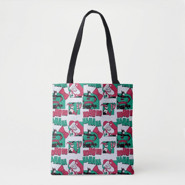 Batman | Joker Santa Pattern Tasche (Vorderseite)