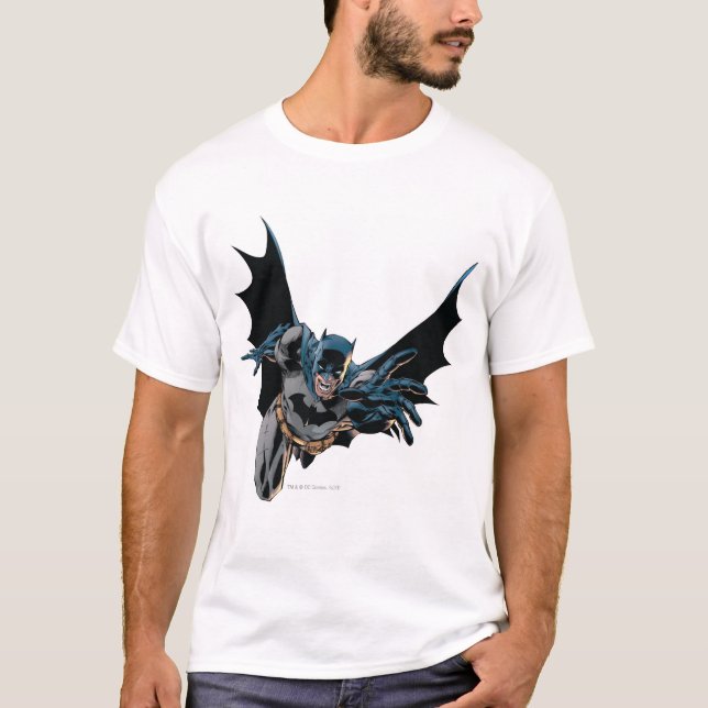 Batman Jumping Forward, Yell T-Shirt (Vorderseite)