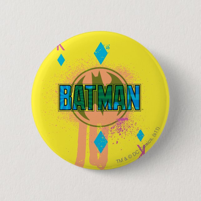 Batman King of Diamonds Button (Vorderseite)