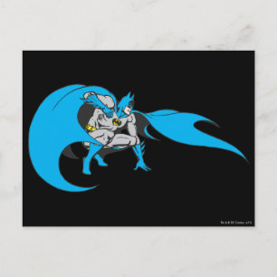 Batman Kniebeugen 2 Postkarte