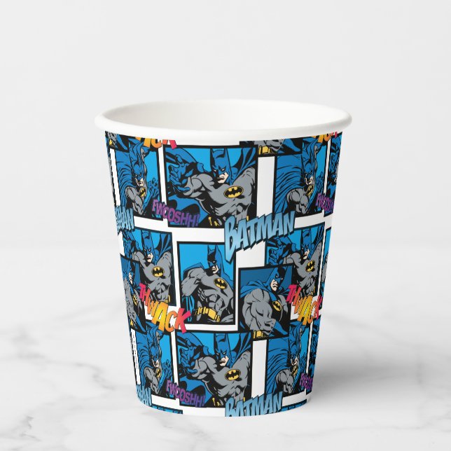 Batman Knight FX - 30A Thwack/Fwooshh Muster Pappbecher (Vorderseite)