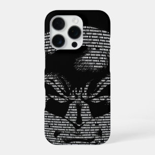 Batman-Kopf-Mantra iPhone 16 Pro Hülle