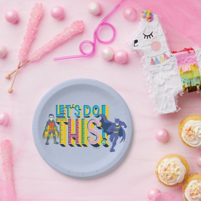 Batman | Lass uns das machen Pappteller (Party)