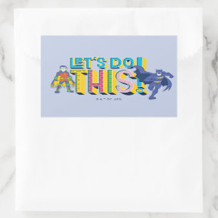 Batman   Lass uns das machen Rechteckiger Aufkleber