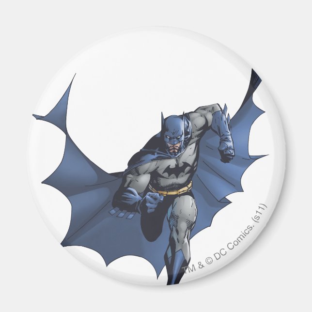 Batman läuft mit fliegendem Kap Magnet (Vorne)
