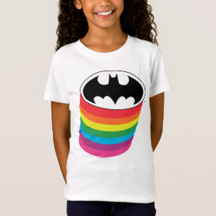 Batman-Layouts-Regenbogen-Logo T-Shirt