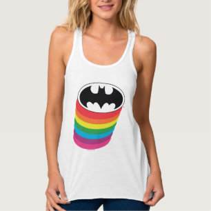 Batman-Layouts-Regenbogen-Logo Tank Top