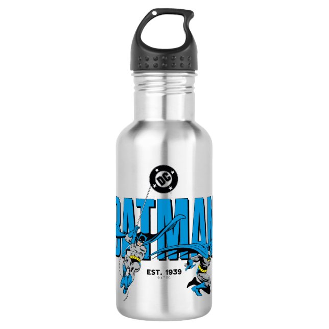 Batman Legends Forever Graphic Edelstahlflasche (Vorderseite)