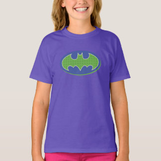 Batman | Lila und grünes Symbol T-Shirt
