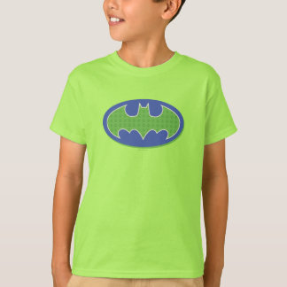 Batman | Lila und grünes Symbol T-Shirt
