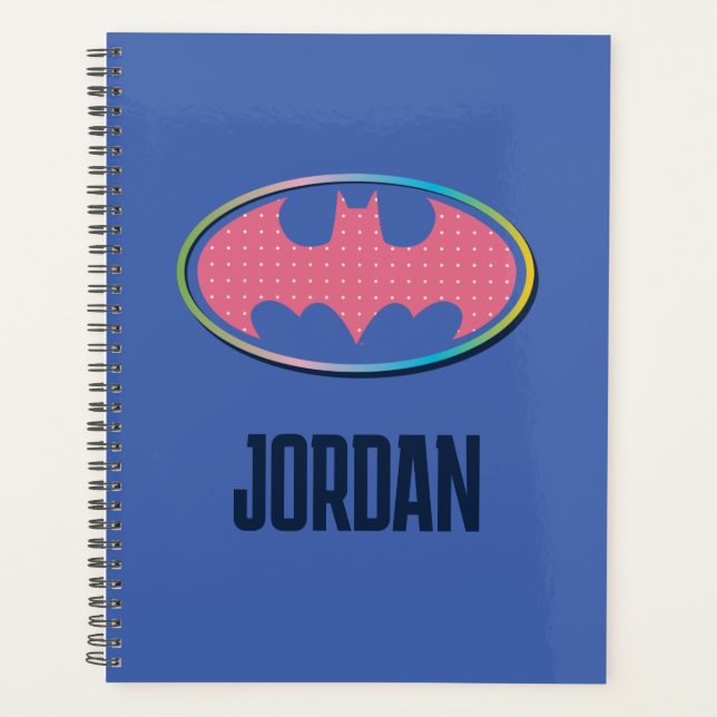 Batman | Logo Pink Polka Dot (Devant)
