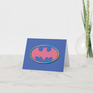 Batman   Logo Pink Polka Dot