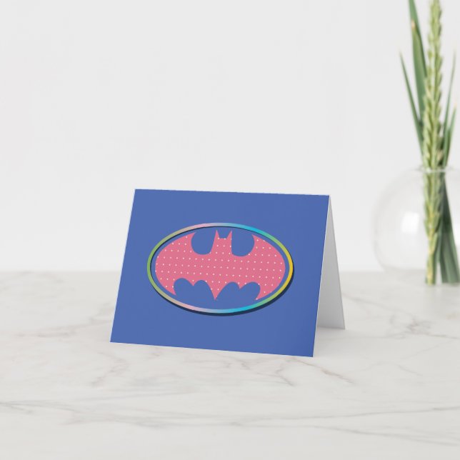 Batman | Logo Pink Polka Dot (Devant)