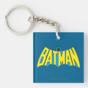 Batman   Logo Vintage bleu jaune