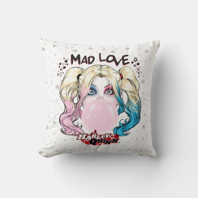 Batman | Mad Liebe Harley Quinn Kaububble Gum Kissen (Vorderseite)