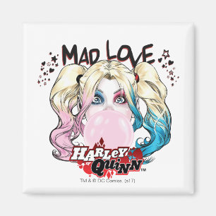 Batman   Mad Liebe Harley Quinn Kaububble Gum Magnet