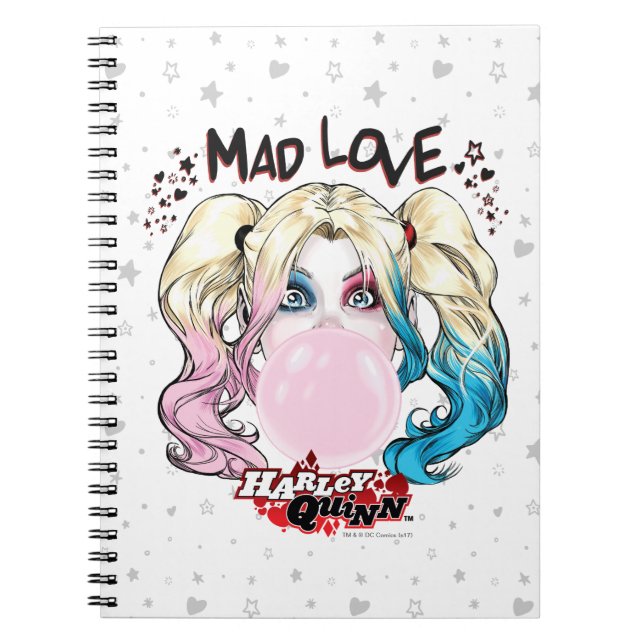 Batman | Mad Liebe Harley Quinn Kaububble Gum Notizblock (Vorderseite)