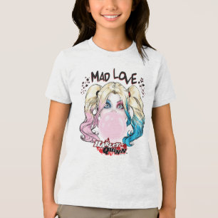 Batman   Mad Liebe Harley Quinn Kaububble Gum Tri-Blend Shirt