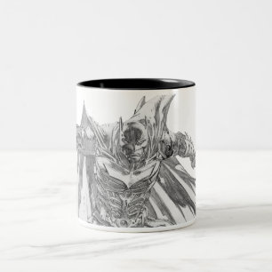Batman mit Kap Zeichnend Zweifarbige Tasse