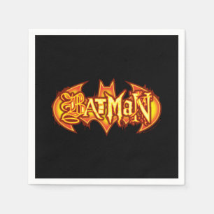 Batman   Orange Saisonale Logo Serviette