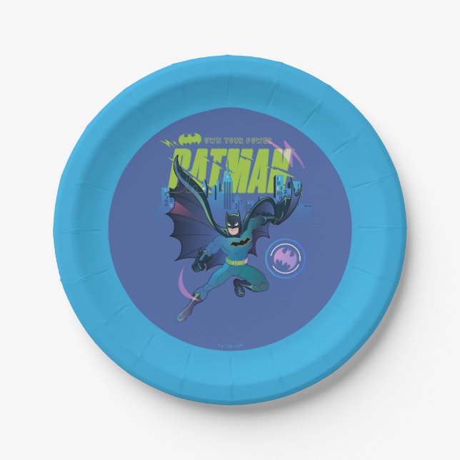 Batman "Own Your Power" City Graphic Pappteller (Vorderseite)