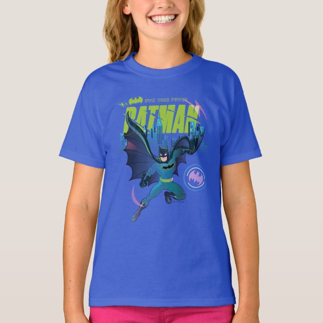 Batman "Own Your Power" City Graphic T-Shirt (Vorderseite)