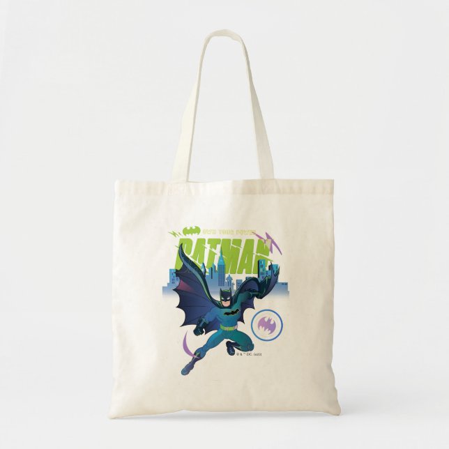 Batman "Own Your Power" City Graphic Tragetasche (Vorne)