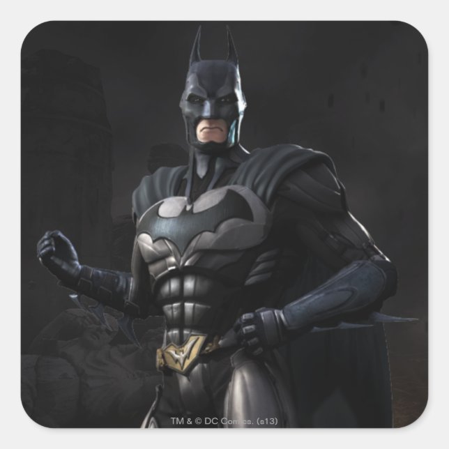 Batman Quadratischer Aufkleber (Vorderseite)