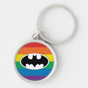 Batman Rainbow-Logo Schlüsselanhänger