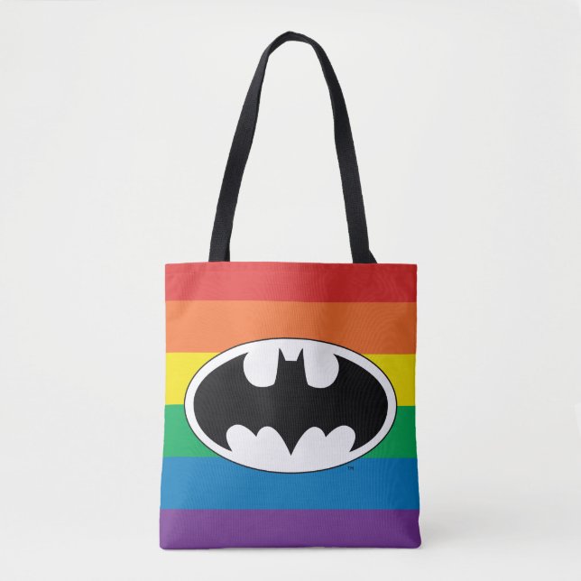 Batman Rainbow-Logo Tasche (Vorderseite)