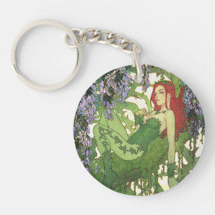 Batman Rebirth Poison Ivy Cover Illustration Schlüsselanhänger