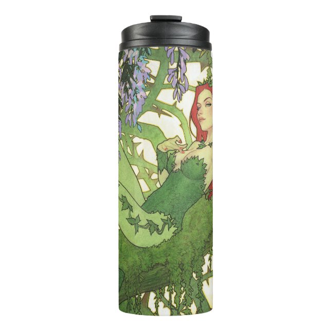 Batman Rebirth Poison Ivy Cover Illustration Thermosbecher (Vorderseite)