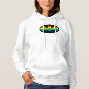 Batman-Regenbogen-Logo Hoodie