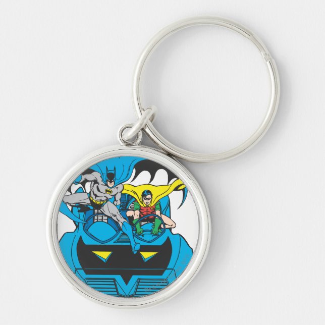 Batman & Robin Ride Batmobile Schlüsselanhänger (Vorne)