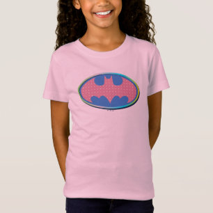 Batman   Rosa Polka-Dot-Logo T-Shirt