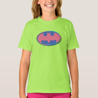 Batman | Rosa Polka-Dot-Logo T-Shirt
