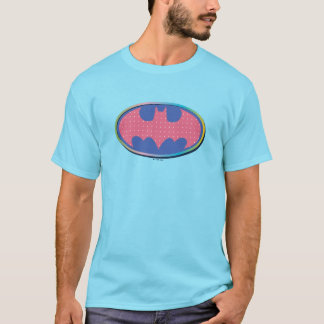 Batman | Rosa Polka-Dot-Logo T-Shirt