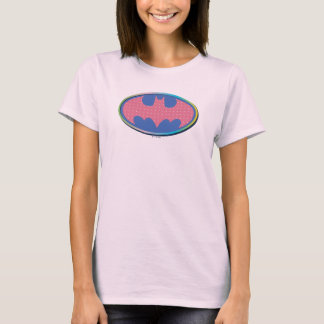 Batman | Rosa Polka-Dot-Logo T-Shirt