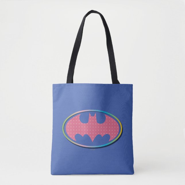Batman | Rosa Polka-Dot-Logo Tasche (Vorderseite)