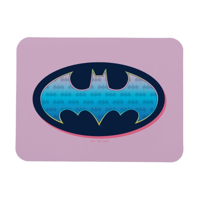 Batman | Rosa und Blau Magnet (Horizontal)
