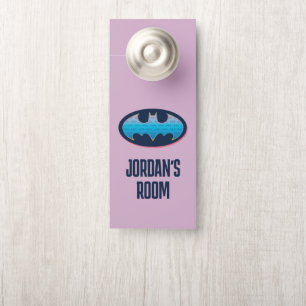 Batman   Rosa und Blau Türanhänger