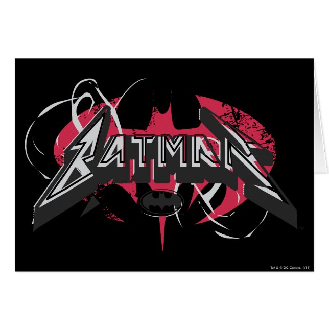 Batman | Rote und schwarze Logos (Vorderseite (Horizontal))