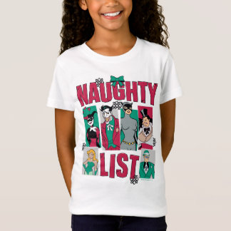 Batman | Santa Naughty List of Villains T-Shirt